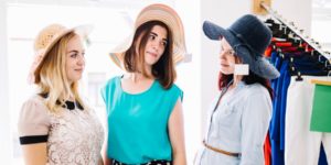 Woman with different outfit